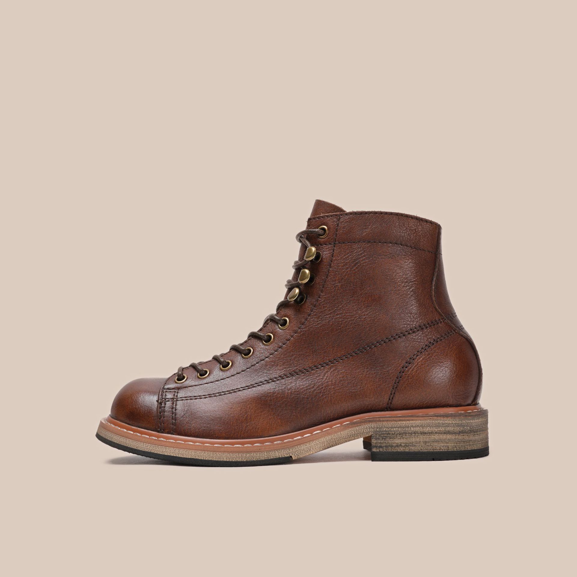 f398285d97ab43c783e03917ba2448fe-goods.jpeg Women’s Leather Mid-Cut Fleece-Lined Work Boots - Image 1